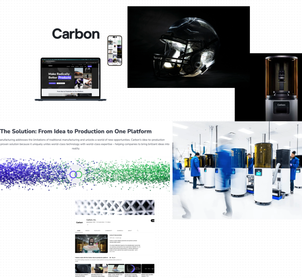 carbon 3d printer branding